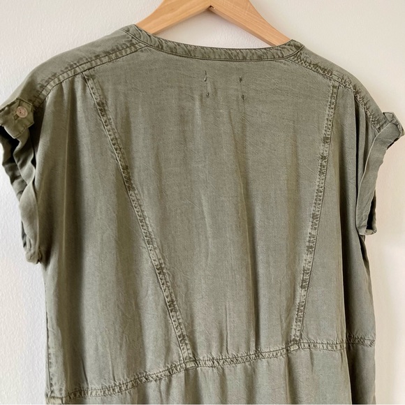 NORDSTROM CASLON Utility Dress in Olive Green - Picture 8 of 12